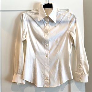 Dolce & Gabbana white button down shirt sz 42